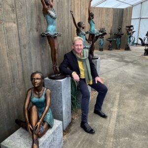 Solid Bronze Sculpture Ballerina 135cm FIBA 11 - Image 6