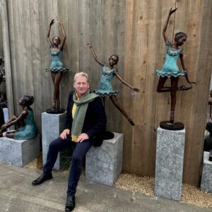 Solid Bronze Sculpture Ballerina 135cm FIBA 11 - Image 5