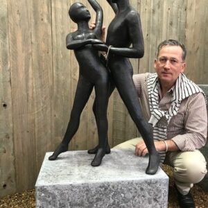 Modern Dancers Strictly Romance Bronze Art Sculpture 147cm MO 35 4 | Avant Garden Bronzes | Avant Garden Bronzes