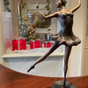 Tippy Toes Ballet Dancer Bronze Sculpture Lifestyle 2 | Avant Garden Bronzes