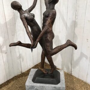 Exclusive Garden Party Me & You Modern Art Bronze Sculpture MO 43 2 | Avant Garden Bronzes