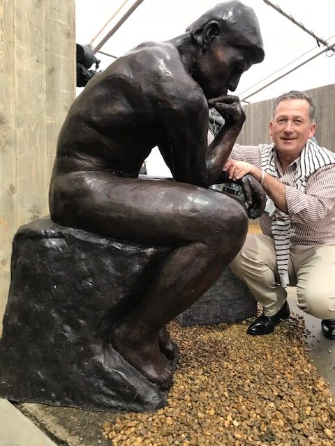 Rodin's The Thinker Bronze Sculpture Showroom 1 | Avant Garden Bronzes