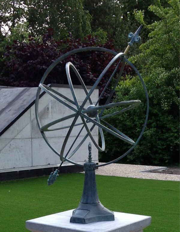 AR 1 Armillary Sphere Sundial 78cm Bronze Sculpture 1 | | Avant Garden Bronzes