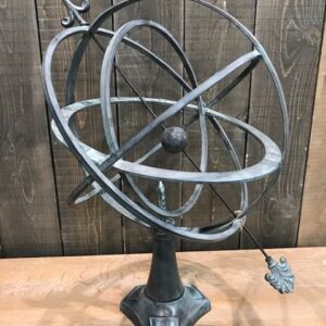 AR1 Armillary Sphere Sundial Bronze Sculpture 6 | Avant Garden Bronzes