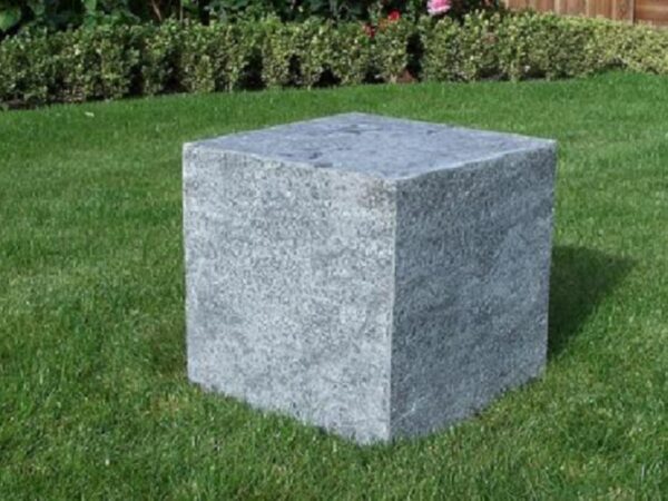 Pedestal G Chinese Limestone Large Cube Square Plinth 1 | Avant Garden