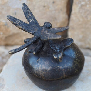 MESU 30 Cremation Urn Dragonfly Memorial Mini Bronze Sculpture 2 | Avant Garden