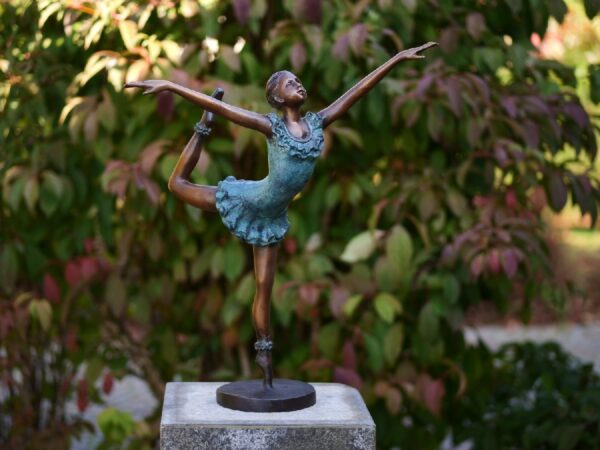 FIBA 26 Solid Bronze Ballet Dancer Sculpture 54x15x43cm 1 | Avant Garden