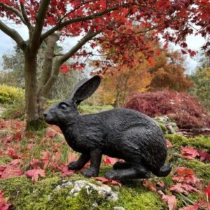 Bright Eyes Rabbit Sculpture Solid Bronze Statue 21 | Avant Garden Bronzes
