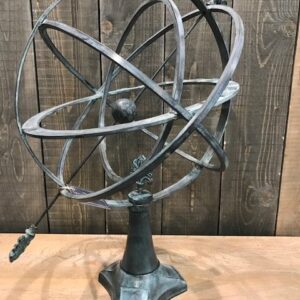 AR1 Armillary Sphere Sundial Bronze Sculpture 3 | Avant Garden Bronzes