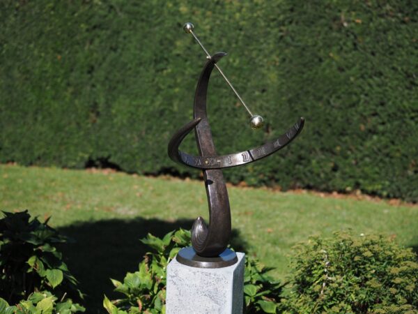 The Wave Armillary Sphere Sundial 90cm Solid Bronze Sculpture 1 | Avant Garden Bronzes