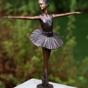 FIBA 24 Fine Cast Solid Bronze Sculpture Ballerina 32cm 1 | Avant Garden