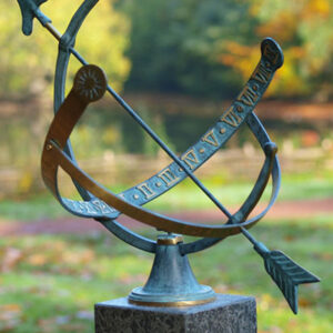 AR 7 Armillary Sphere Sundial 45cm Bronze Sculpture 1 | Avant Garden Bronzes