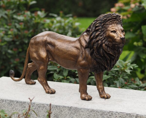 Solid Bronze Lion Sculpture 1 | Avant Garden