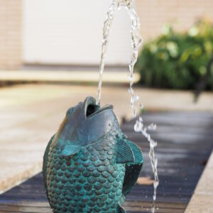 Bronze Fish Fountain Sculpture Koi Carp Water Feature FO 18 1 | Avant Garden Bronzes