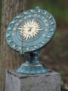 Armillary Sphere Sundial Floral Dish 38cm Bronze Garden Art Sculpture AR 2 1 | Avant Garden Bronzes