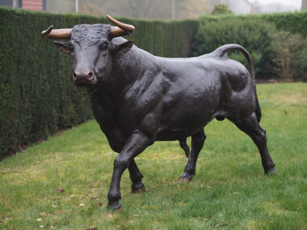 Solid Bronze Bull Lifesize Sculpture 1 | Avant Garden