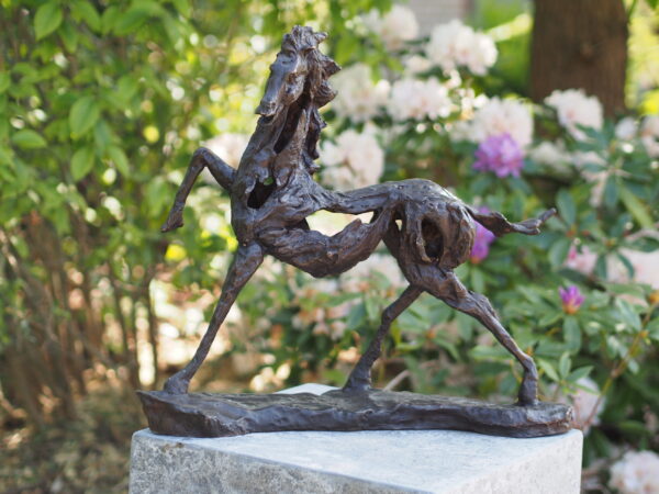 High Step Horse Solid Bronze Sculpture 1 | Avant Garden