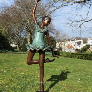 Ballet Dancer Solid Bronze Sculpture Ballerina 138cm FIBA 9 2 | Avant Garden Bronzes