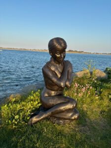 Solid Bronze Nude Lady Bethany Sculpture | Avant Garden Bronzes