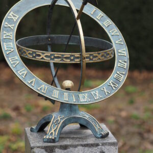 Armillary Sphere Sundial 42cm Bronze Garden Art Sculpture AR 3 1 | Avant Garden Bronzes