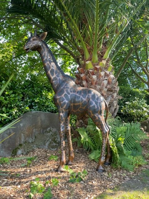 Giraffe Mother Bronze Sculpture 2m African Wild Animal 1 | Avant Garden Bronzes
