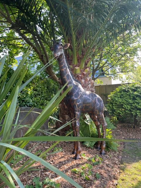 2m Giraffe Mother Bronze Sculpture African Wild Animal 2 | Avant Garden Bronzes