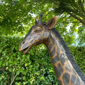 Giraffe Mother Bronze Sculpture 2m African Wild Animal 4 | Avant Garden Bronzes