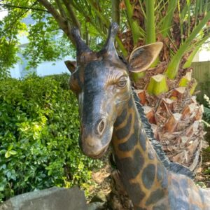 Giraffe Mother Bronze Sculpture 2m African Wild Animal 6 | Avant Garden Bronzes