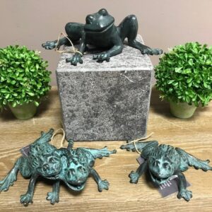 Frog Collection Solid Bronze Fountain Selection 2 | Avant Garden