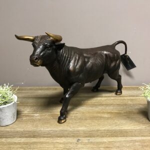 Solid Bronze Prize Bull Sculpture 3 | Avant Garden