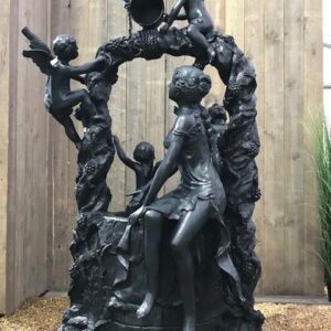 Cherub Wishing Well Fountain Solid Bronze 3 | Avant Garden