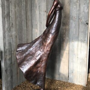 Solid Bronze Lady Marie Sculpture 167cm 4 | Avant Garden