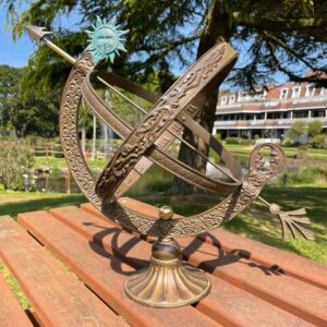 Armillary Sphere Sundial 48cm AR 4 Solid Bronze Sculpture 14 | Avant Garden Bronzes