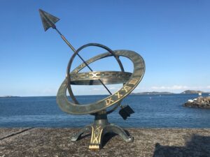 Armillary Sphere Sundial 42cm Bronze Garden Art Sculpture AR 3 11 | Avant Garden Bronzes
