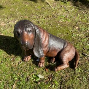 Basset Hound Bronze Sculpture St Pierre Park 3 | Avant Garden Bronzes