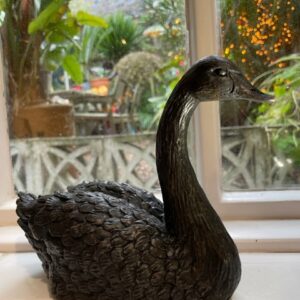 Swan Bronze Sculpture Bird Ornament 1 | Avant Garden Bronzes