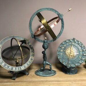 Armillary Sphere Sundial Mix Showroom 2 | Avant Garden Bronzes