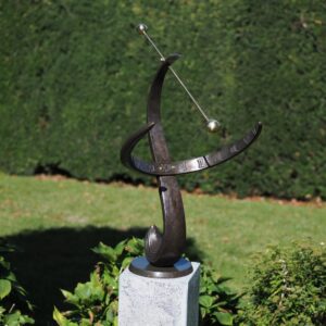 Armillary Sphere Sundial The Wave 90cm Bronze Garden Sculpture AR 19 1 | Avant Garden Bronzes