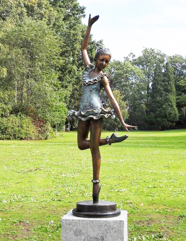 Ballet Dancer Solid Bronze Sculpture Ballerina 138cm FIBA 9 1 | Avant Garden Bronzes