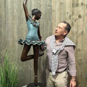 Ballet Dancer Solid Bronze Sculpture Ballerina 138cm FIBA 9 4 | Avant Garden Bronzes