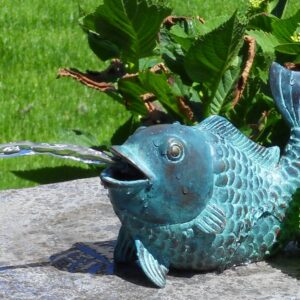 Bronze Fish Koi Carp Fountain Sculpture Water Feature FO 55 1 | Avant Garden Bronzes