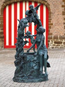 Cherub Wishing Well Fountain Solid Bronze 1 | Avant Garden