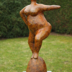 Clarissa Solid Bronze Sculpture Nude Lady Dancing 1 | Avant Garden