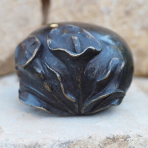 Cremation Urn Peace Lily For Ashes Memorial Bronze Sculpture MESU 25 1 | Avant Garden Bronzes