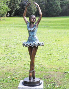 FIBA 11 Solid Bronze Ballerina 135cm Sculpture (1) | Avant Garden