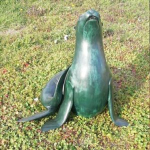 FO 39 Fine Cast Bronze Sculpture Seal Water Feature 75cm 2 | Avant Garden Bronzes