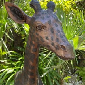 Giraffe Baby Bronze Sculpture Wild Animal 7 | Avant Garden Bronzes