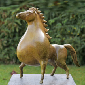 Modern Equine Abstract Bronze Horse Sculpture 46x48cm HO 28 | Avant Garden Bronzes