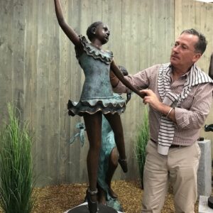 Solid Bronze Ballet Sculpture Dancing Ballerina 130cm FIBA 16 4 | Avant Garden Bronzes