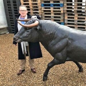 Solid Bronze Bull Lifesize 2 | Avant Garden